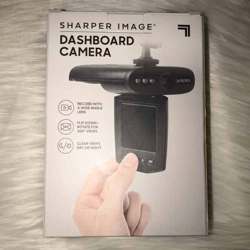SHARPER IMAGE 720P Dashboard Camera Monitor 270 Degree Pivoting 2.4